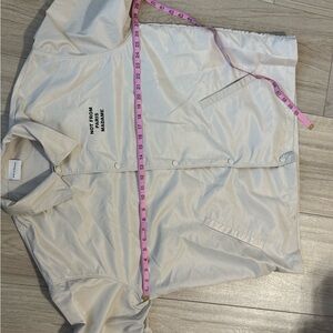 Drole de Monsieur Not from Paris Madame Cream Lightweight Shirt Jacket